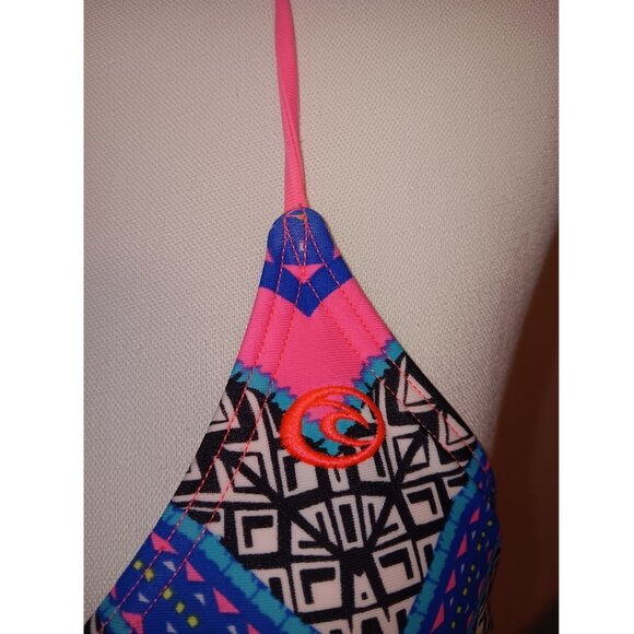 RIP CURL Gypsy Queen Tri Bikini Top Hot Coral - Size M - Picture 5 of 6